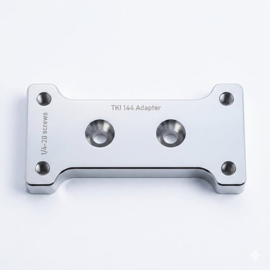 UMW HardPoint TKI 144 Flat Base Adapter - CNC Billet Aluminum - Top View - Sea-Doo Switch