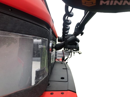 Mounting adapter for use with RAM Mounts Trolling Motor Stabilizer