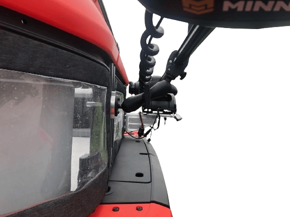 Side view showing RAM Mounts shaft support arm mounted on Sea-Doo Switch