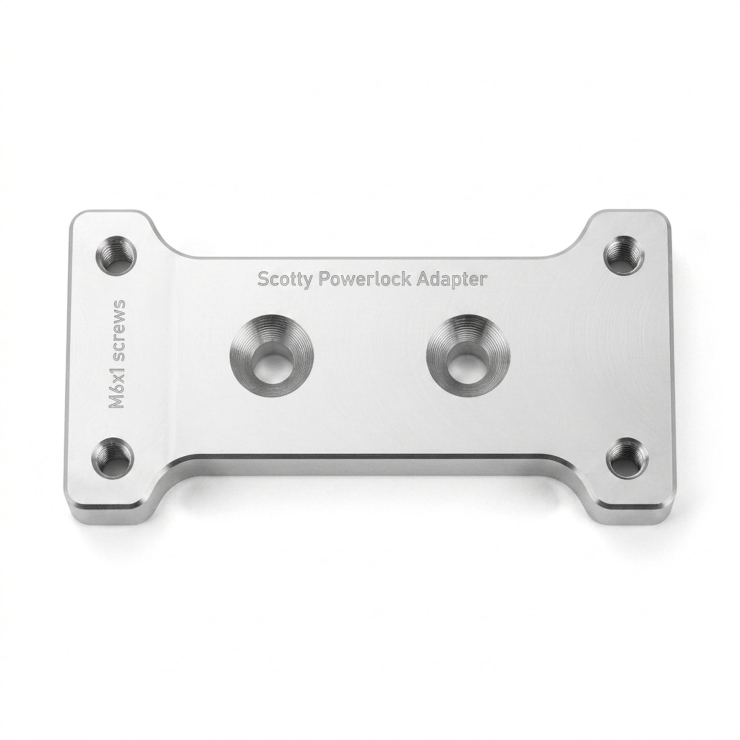 UMW HardPoint Scotty Powerlock Adapter - CNC Billet Aluminum - Top View - Sea-Doo Switch