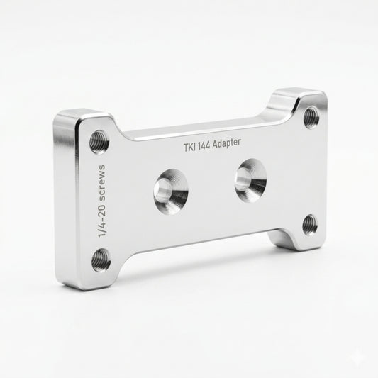 UMW HardPoint TKI 144 Flat Base Adapter - CNC Billet Aluminum - Front View - Sea-Doo Switch
