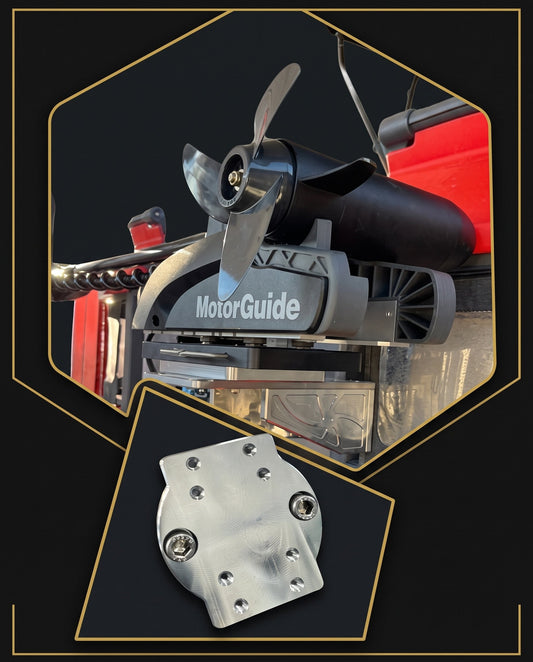 SwitchBlade Trolling Motor Mount and Shaft Support Bracket bundle for Sea-Doo Switch, no-drill installation