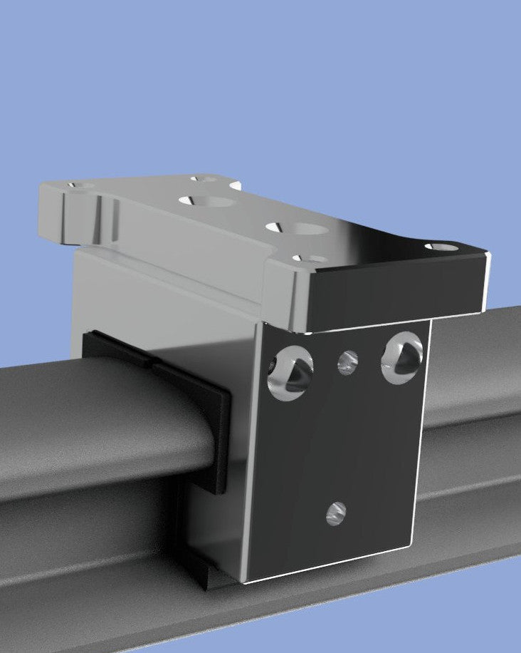 HardPoint rail mount with Scotty Powerlock/TKI adapter installed