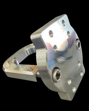 Shaft support bracket with RAM Trolling Motor Stabilizer - Tough-Claw, three-quarter product view