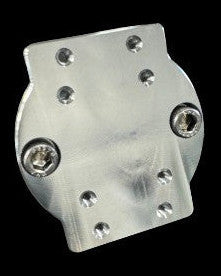 Shaft support bracket for SwitchBlade trolling motor mount, front view, bracket only